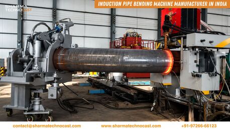 Sharma Technocast manufactures and sells induction pipe bending machines