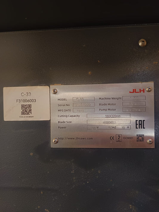 Band Saw Ari Machine C-33 Automatic