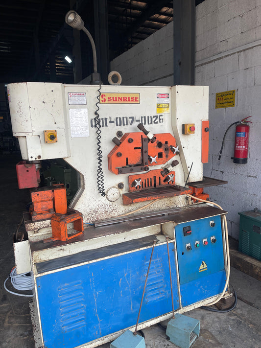Hydraulic Iron Worker – 60 Ton (Sunrise)