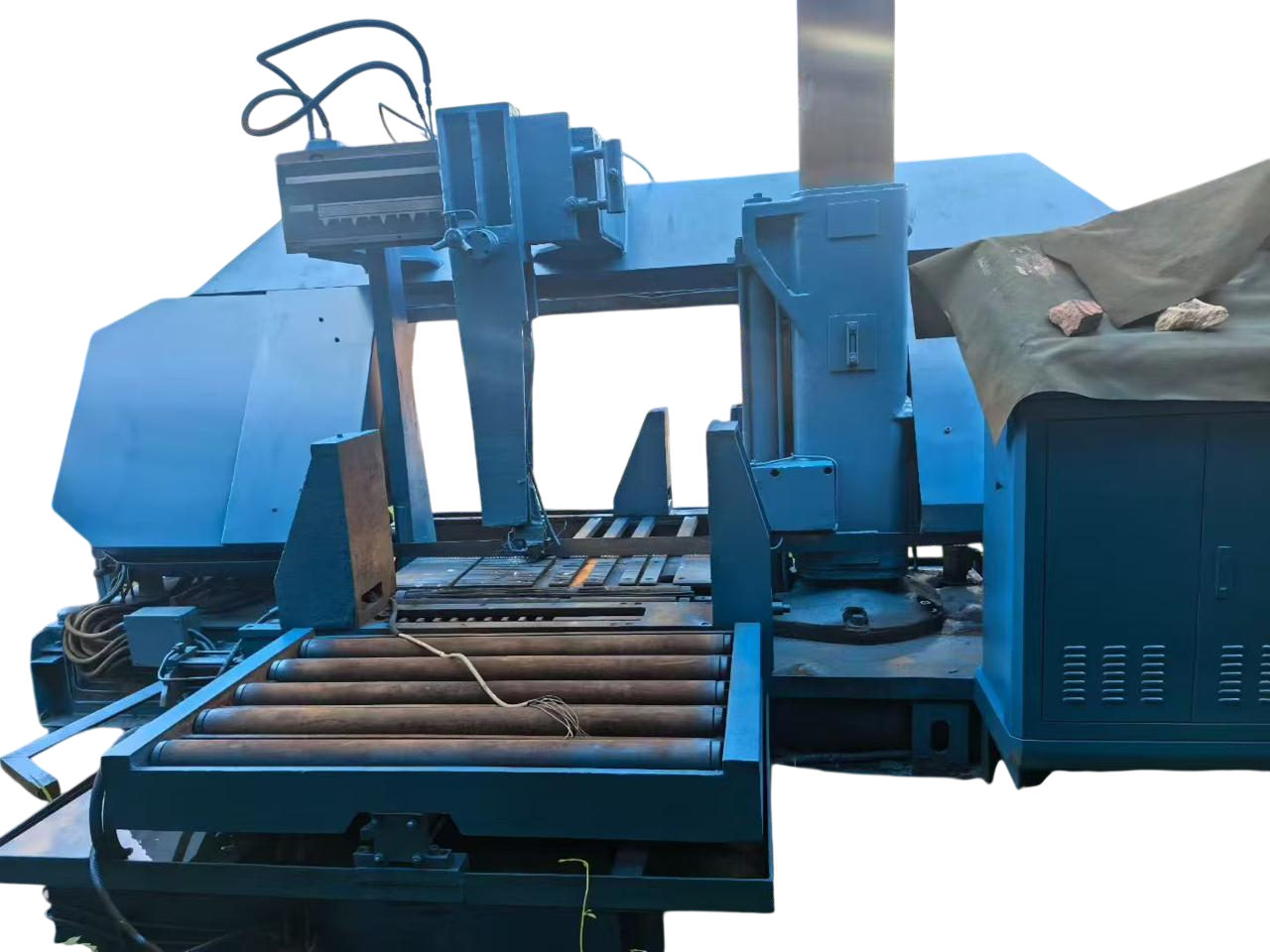 Heavy Duty Horizontal Band Saw Machine Made in Japan (1200mm Flat Bed Capacity)