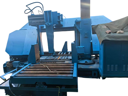 Heavy Duty Horizontal Band Saw Machine Made in Japan (1200mm Flat Bed Capacity)
