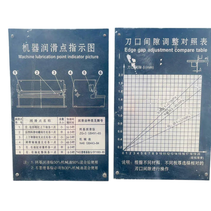 Hydraulic Bending Machine Iron Sheet size Thickness 4mm Length 2.5 mtr